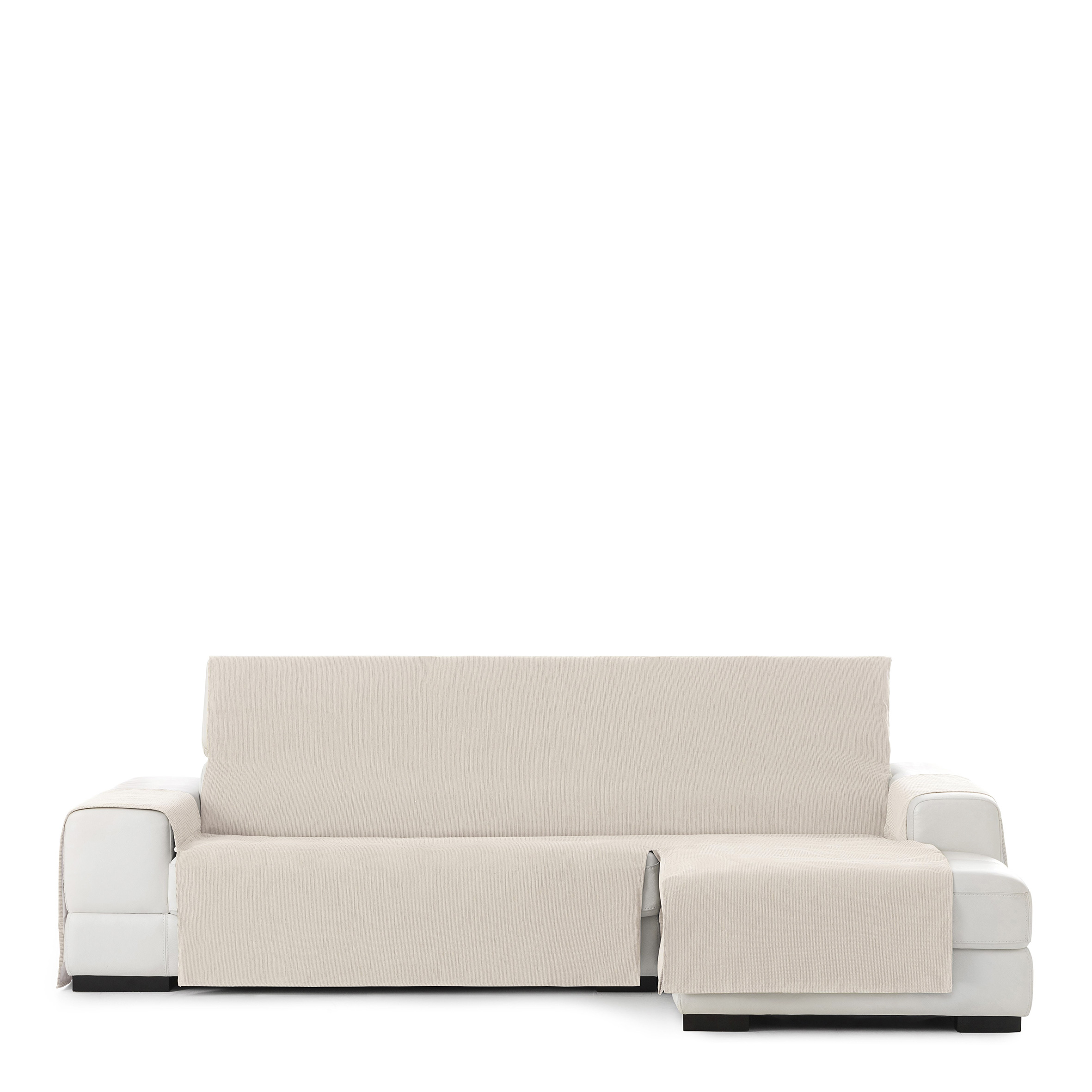 Fundas y cubre sofás originales y con estilo; rectos, chaise longue,  blancos